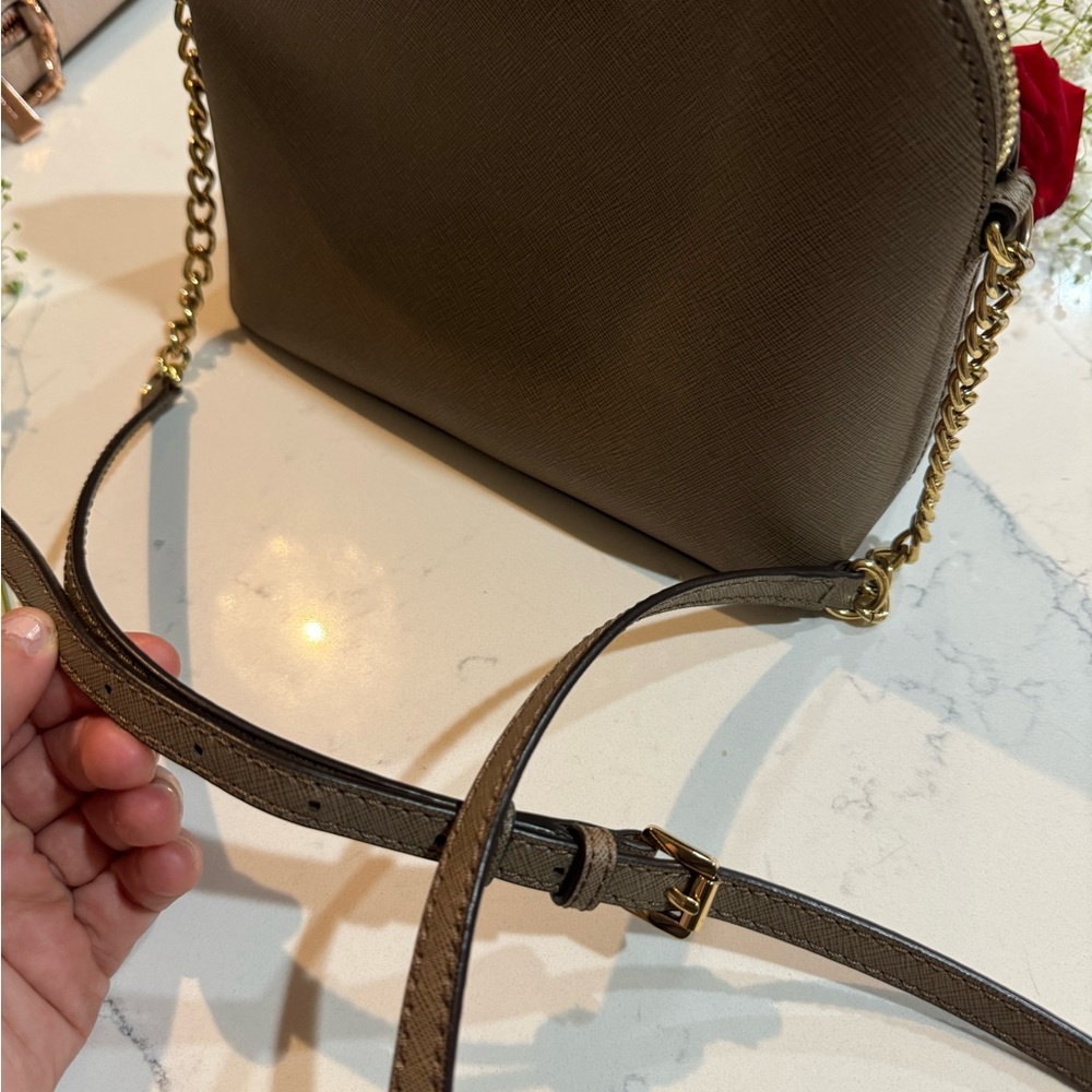 Michael Kors Taupe Crossbody Bag - Picture 8 of 8